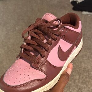 Women's Pink and Brown Sneakers
